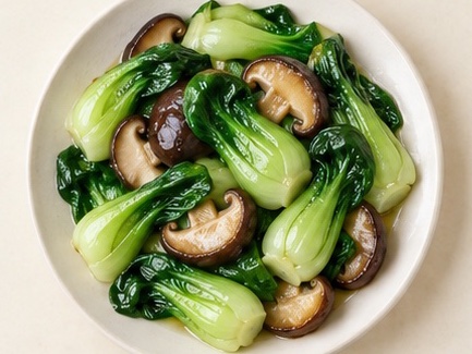 香菇炒青菜
