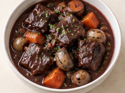 勃艮第红酒炖牛肉(家常版)