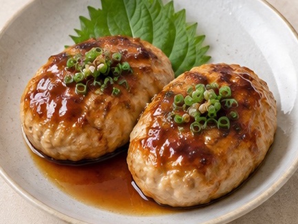 日式鸡肉豆腐汉堡排