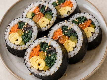 韩式蔬菜鸡蛋饭卷