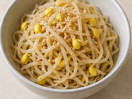 韩式芝麻拌豆芽