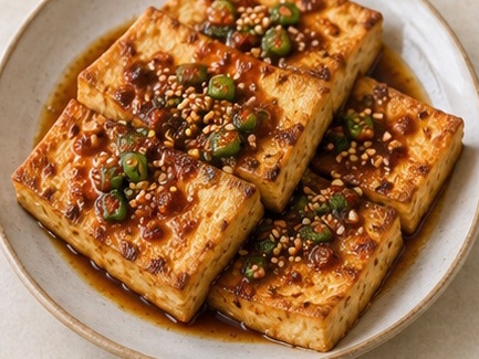 韩式香煎豆腐