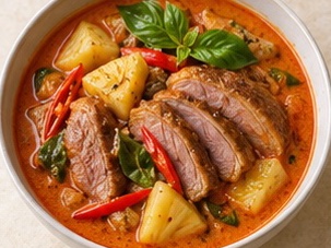泰式红咖喱鸭肉