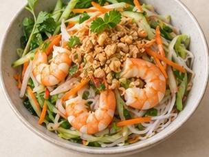 越式虾仁米粉沙拉