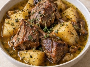希腊羊肉土豆炖锅