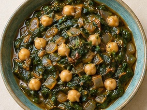 黎巴嫩菠菜鹰嘴豆炖锅