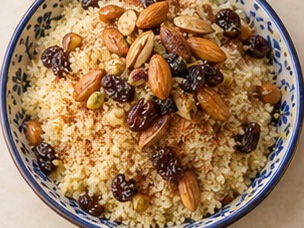 摩洛哥蜂蜜杏仁库斯库斯