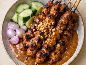 印尼沙爹鸡肉串