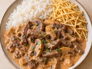 巴西奶油蘑菇牛肉